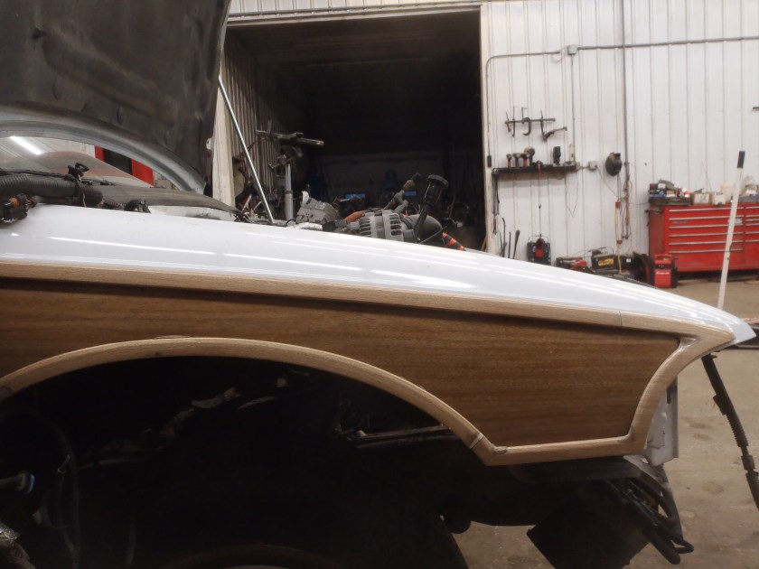 First All the Way in - Side view across top of fenders